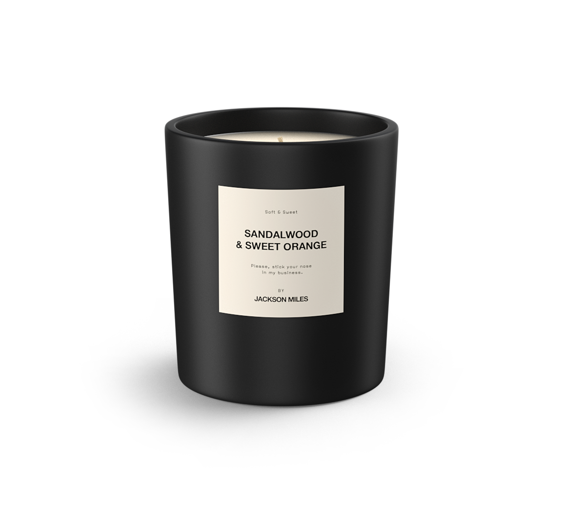 Jackson Miles Sandalwood & Sweet Orange 300ml Soy Wax Candle