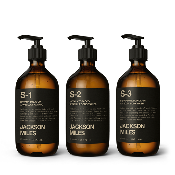 The Essentials Kit - Men's Grooming Kit 3 x 500ml