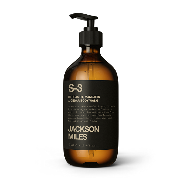 S-3 Bergamot, Mandarin & Cedarwood Oud Body Wash 500ml