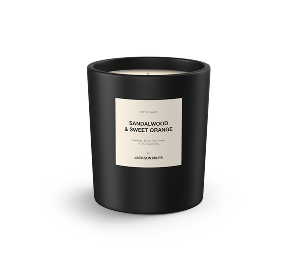 Jackson Miles Sandalwood & Sweet Orange 300ml Soy Wax Candle